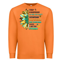 Carrot inspirational flower and quote design Premium Sweatshirt - LillyAllenDesigns