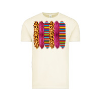 Vintage Arctic Pink Leopard Serape Brush Strokes Vintage Tee - Bettercallsaul