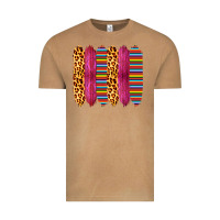 Vintage Camel Pink Leopard Serape Brush Strokes Vintage Tee - Bettercallsaul