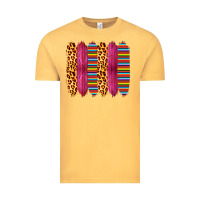 Vintage Mustard Pink Leopard Serape Brush Strokes Vintage Tee - Bettercallsaul