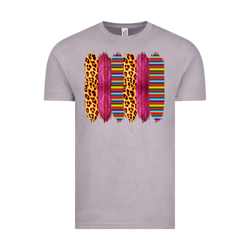 Pink Leopard Serape Brush Strokes Vintage Tee by Bettercallsaul | Teevron