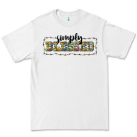 White simply blessed Premium Tee - BarkalooDesign
