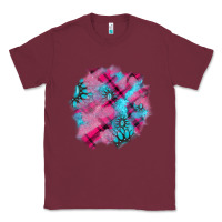 Burgundy v.d gemstone's patches Classic Tee - AdoDesignShop