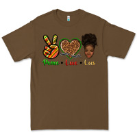 Cacao peace love locs Premium Tee - texasbilliewilder