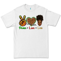 White peace love locs Premium Tee - texasbilliewilder