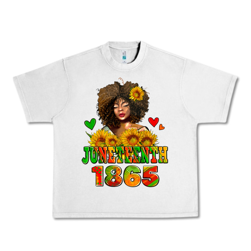 Afro Woman Juneteenth 1865 Urban Heavy Tee by AdoDesignShop | Teevron