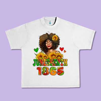 Afro Woman Juneteenth 1865 Urban Heavy Tee Designed By Adodesignshop