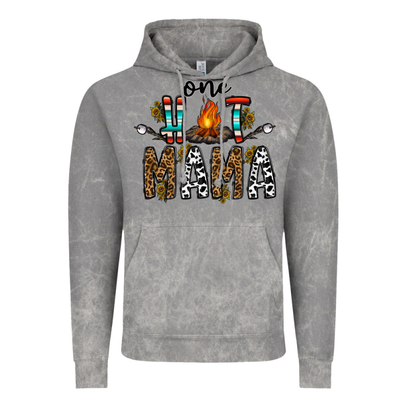 One Hot Mama Vintage Hoodie by CowhideDigitalArt | Teevron