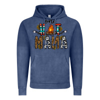 Vintage Denim one hot mama Vintage Hoodie - CowhideDigitalArt