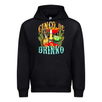 Black cinco de drinko cinco de mayo Urban Hoodie - CowGirlArtShop