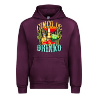 Mauve Wine cinco de drinko cinco de mayo Urban Hoodie - CowGirlArtShop