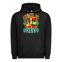 Pigment Black cinco de drinko cinco de mayo Urban Hoodie - CowGirlArtShop