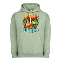 Pigment Oil Green cinco de drinko cinco de mayo Urban Hoodie - CowGirlArtShop