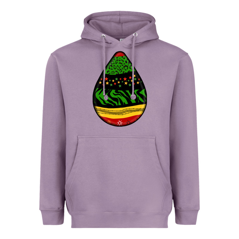 Teardrop African Pattern Heavyweight Hoodie by BundleAndBundleShop | Teevron