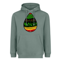 Sage teardrop african pattern Heavyweight Hoodie - BundleAndBundleShop