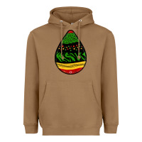 Toasted Coconut teardrop african pattern Heavyweight Hoodie - BundleAndBundleShop