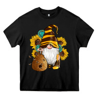 Black western bee gnomes beehive honey sunflowers gemstone Heavy Core Tee - Artiststas