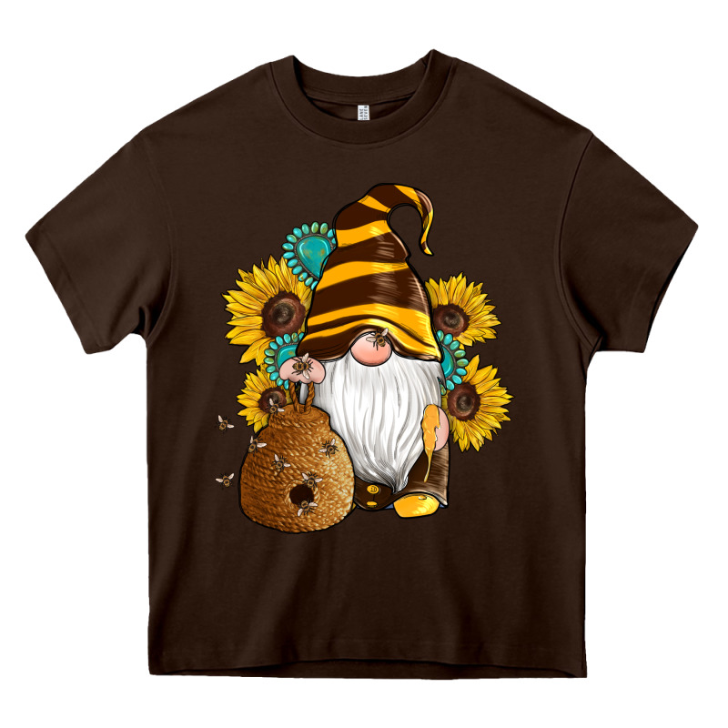 Western Bee Gnomes Beehive Honey Sunflowers Gemstone Heavy Core Tee by Artiststas | Teevron