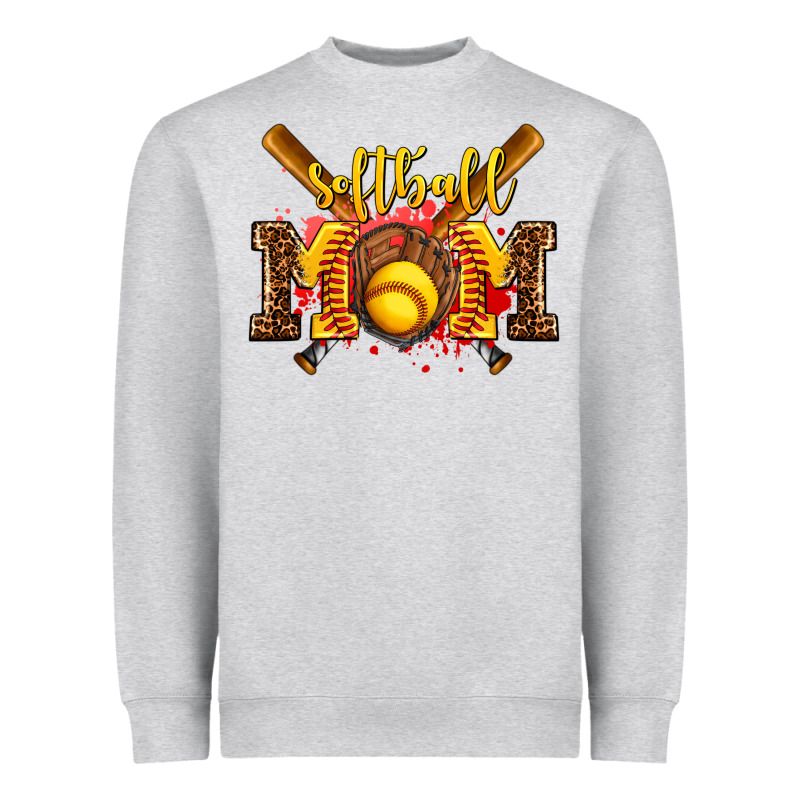 Softball Mom Heavyweight Sweatshirt by AdoDesignShop | Teevron
