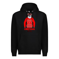 Black Christmas Buldog Premium Hoodie - Bettercallsaul