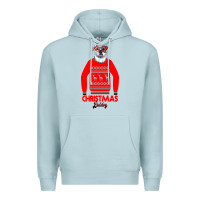 Blue Mist Christmas Buldog Premium Hoodie - Bettercallsaul