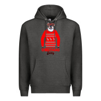 Charcoal Heather Christmas Buldog Premium Hoodie - Bettercallsaul