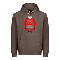 Coffee Christmas Buldog Premium Hoodie - Bettercallsaul