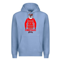 Colony Blue Christmas Buldog Premium Hoodie - Bettercallsaul