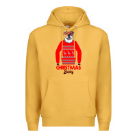 Mustard Christmas Buldog Premium Hoodie - Bettercallsaul