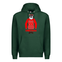 Sports Green Christmas Buldog Premium Hoodie - Bettercallsaul