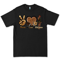 Black peace love melanin Premium Tee - texasbilliewilder