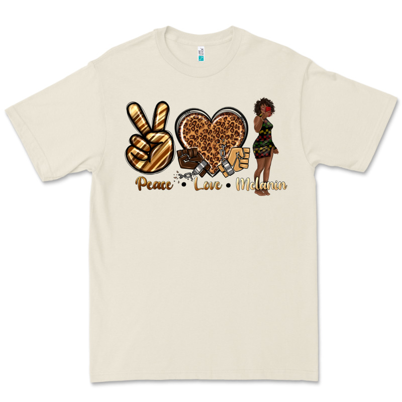 Peace Love Melanin Premium Tee by texasbilliewilder | Teevron