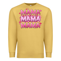 Antique Gold mama mama mama valentine's day Premium Sweatshirt - LillyAllenDesigns