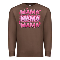 Chestnut mama mama mama valentine's day Premium Sweatshirt - LillyAllenDesigns