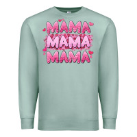 Seafoam mama mama mama valentine's day Premium Sweatshirt - LillyAllenDesigns