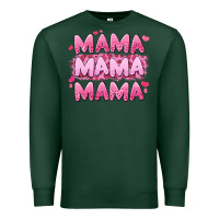 Sports Green mama mama mama valentine's day Premium Sweatshirt - LillyAllenDesigns