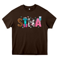 Chocolate Brown stna Heavy Core Tee - texasbilliewilder