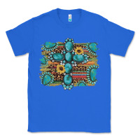 True Royal western gemstone cross sunflowers serape leopard glitter Classic Tee - Artiststas