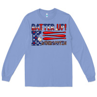 Colony Blue patriotic baseball kindergarten theme Long Sleeve Tee - JahusDesignShop