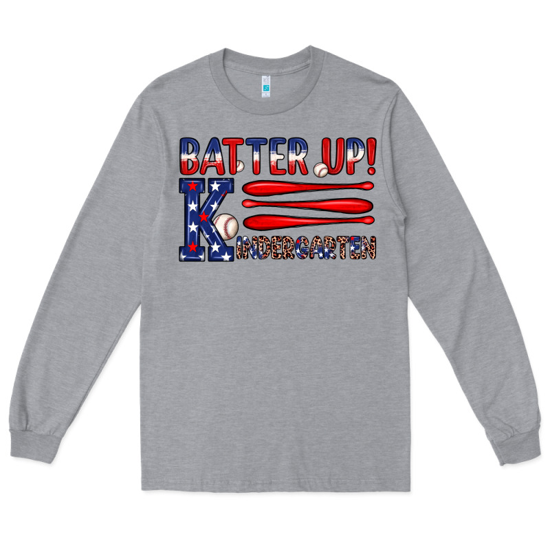 Patriotic Baseball Kindergarten Theme Long Sleeve Tee by JahusDesignShop | Teevron