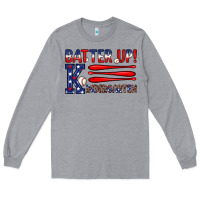 Heather Grey patriotic baseball kindergarten theme Long Sleeve Tee - JahusDesignShop