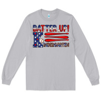 Moon Dust patriotic baseball kindergarten theme Long Sleeve Tee - JahusDesignShop