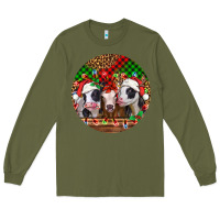 Army Green Christmas heifers Christmas Long Sleeve Tee - Jasminsmagicworld