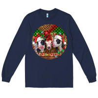 Navy Christmas heifers Christmas Long Sleeve Tee - Jasminsmagicworld