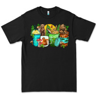 Black bear coffee cups Premium Tee - Zillion Design Studio