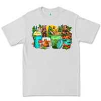 Dove Grey bear coffee cups Premium Tee - Zillion Design Studio