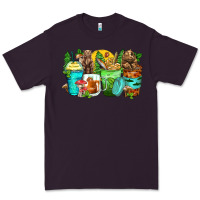 Plum bear coffee cups Premium Tee - Zillion Design Studio
