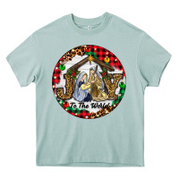 Arona Christmas Joy To The World Heavy Core Tee - RanaPortraitStore