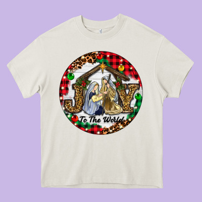Heavy Core Tee Christmas Joy To The World