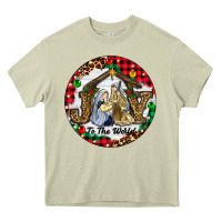 Mossy Christmas Joy To The World Heavy Core Tee - RanaPortraitStore
